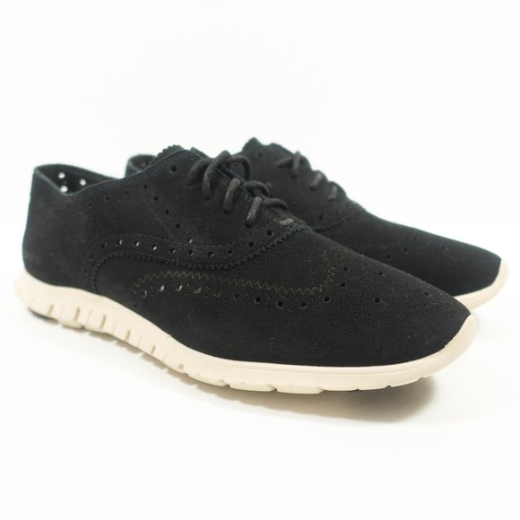 Cole Haan Zerogrand Wingtip Oxford Leather Sneakers - Women's Size 8.5 - Picture 3 of 8